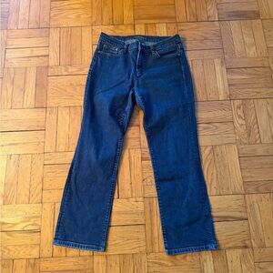 LRL Ralph Lauren Jeans Women's Sz 10 Blue Denim Classic Straight Leg Dark Wash